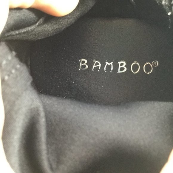 Bamboo Play Over the Knee Boots Black Size 5.5 - Picture 7 of 9